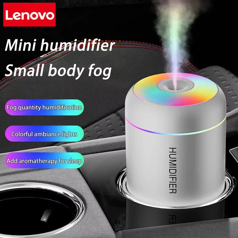 Mini Car Air Humidifier USB Electric Aroma Diffuser Essential Oil Purifier Aromatherapy Mist Maker Lights for Car Home