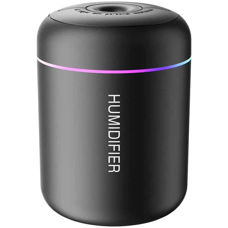 Mini Car Air Humidifier USB Electric Aroma Diffuser Essential Oil Purifier Aromatherapy Mist Maker Lights for Car Home