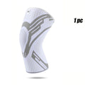 1 Pcs Compression Knee Support Sleeve Elastic Breathable Knee Pads Brace Springs Gym Sports Protector Basketball Volleyball Run