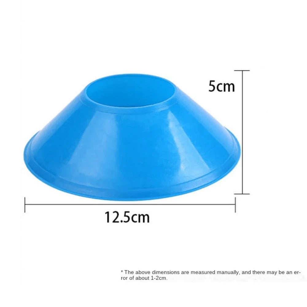 10/20/30Pcs Soccer Training Sign Dish Pressure Resistant Cones Marker Discs Bucket Outdoor Basketball Football Training Sports