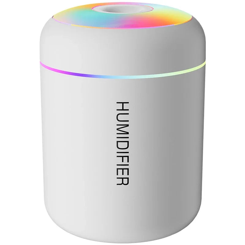 Mini Car Air Humidifier USB Electric Aroma Diffuser Essential Oil Purifier Aromatherapy Mist Maker Lights for Car Home