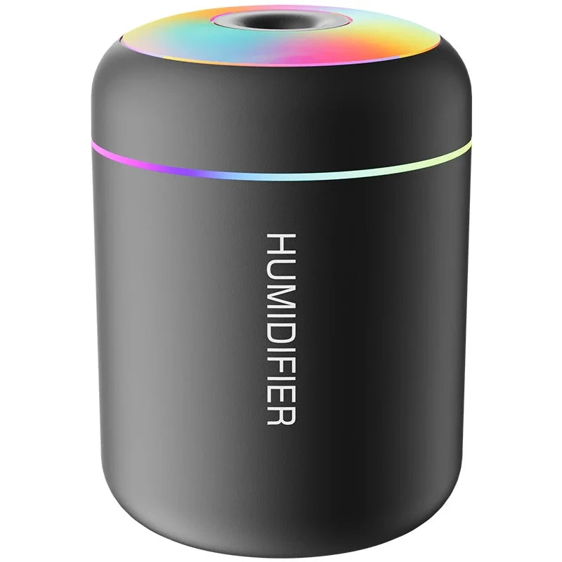 Mini Car Air Humidifier USB Electric Aroma Diffuser Essential Oil Purifier Aromatherapy Mist Maker Lights for Car Home