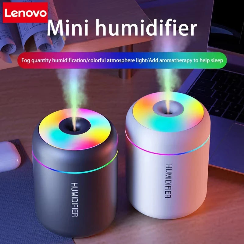 Mini Car Air Humidifier USB Electric Aroma Diffuser Essential Oil Purifier Aromatherapy Mist Maker Lights for Car Home