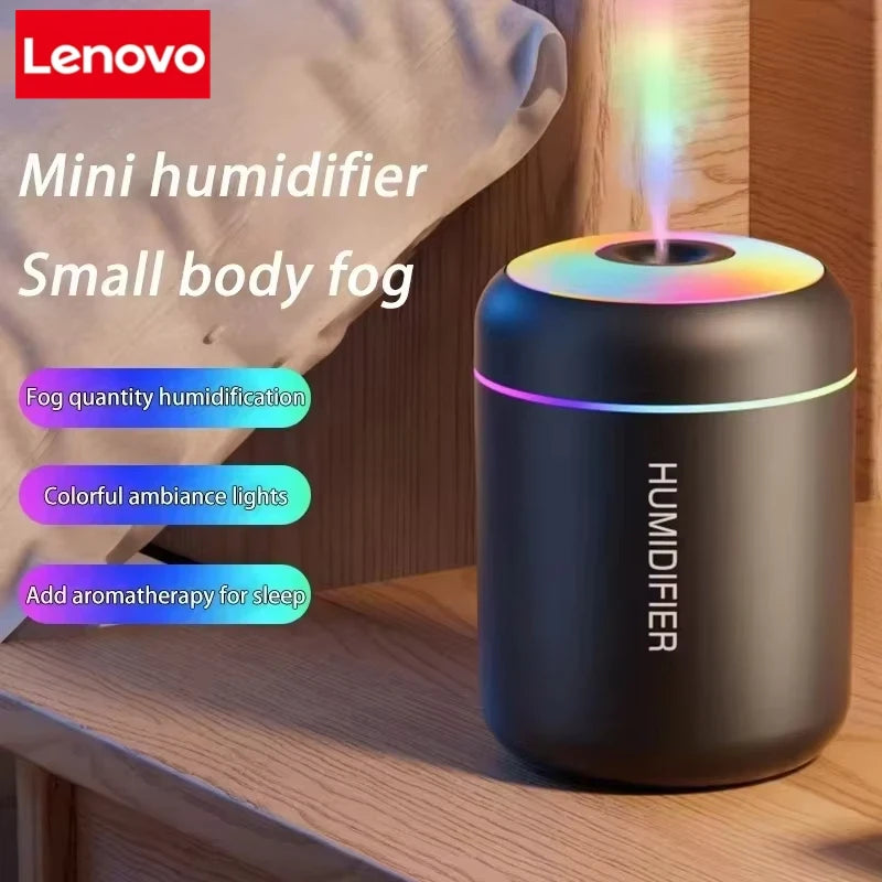 Mini Car Air Humidifier USB Electric Aroma Diffuser Essential Oil Purifier Aromatherapy Mist Maker Lights for Car Home