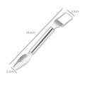 2-In-1 Stainless Steel Fruit Cutter Dual Head Watermelon Fork Cutter Slicer Tool for Home Kitchen Gadget Melon Cube Cutter