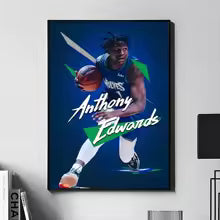 poster Anthony Edwards best gift for basketball players™️